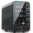 thumbnail image 1 of Fuente de alimentación DC HANGELL variable 30 V 5 A con USB y tipo C, 1 of 7