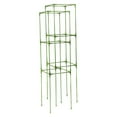 thumbnail image 4 of S SERENABLE 2 Pcs Léger Résistant aux Intempéries Carré Jardin Treillis de Support pour Tomate 27cmx27cmx123cm, 4 of 9