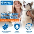 thumbnail image 2 of Oimmal Dog Collar, 6*4 Months Protection, Anti-mosquitoes, 19inch Adjustable Collars, Waterproof, Natural Ingredients, 4 Collars - Gray, 2 of 10