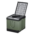 thumbnail image 2 of Almencla Toilette Portable Adultes Enfants Pot Extérieur Voyage Toilette pour Randonnée VR Pique-Nique Carré, 2 of 8
