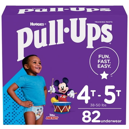 Pull-Ups Boys' Learning Designs Training Pants Giga Pack - Size 4T-5T - 82ct