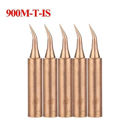 

5pcs 900M-T Copper Soldering iron tips Lead-free welding solder tip 933.907.951