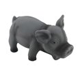 thumbnail image 4 of Jouet à mâcher en latex pour chien et chiot, mignon et couineur, en forme de cochon (noir), 4 of 4