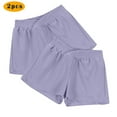 thumbnail image 2 of Xugsiok 2Pc Athletic Shorts for Women V Waist Summer Solid Color Soft Cropped Shorts Casual Workout Athletic Lightweight Loose Shorts for Running Yoga Gym Workout, 2 of 9