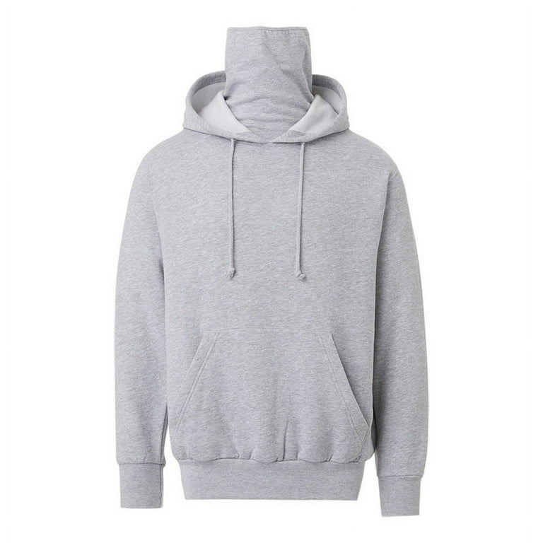 MV Sport B07152584 Hooded Sweatshirt, Heather Grey Medium