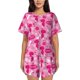 thumbnail image 1 of Fotbe Poodle Dog Conjunto de Pijama Estampado para Mujer, 2 Piezas, Ropa de Dormir con Camiseta de Manga Corta y Shorts Suaves-Small, 1 of 6