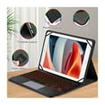 thumbnail image 2 of TY-3316D Universal Backlit Bluetooth Keyboard Case for 9-11 Inch Tablets - Multi-System Compatible (Android/iOS/Microsoft) with 60H Working Time, 80 Days Standby, QWERTY Layout, PU Leather & ABS, 2 of 6