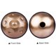 thumbnail image 2 of Tambor de percusión Handpan Handpan Hand Pan Hand Drum Hand Drum C-Key 6 notas (A3 C4 D4 E4 F4 G4) Instrumento de percusión con bolsa de transporte para principiantes Meterk Tambor de percusión, 2 of 6
