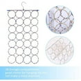 thumbnail image 5 of AMERTEER Foldable 28 Ring Hole Slots Space Saving Closet Hanger Scarf, Ties, Belts, Socks Organizer for Home Bedroom, Bathroom, Living Room,Random colors, 5 of 8