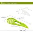 thumbnail image 4 of Cortador divisor de aguacate, cubiertos verdes, cuchillos para frutas, plástico PP, cortador divisor de aguacate de grado alimenticio -, 4 of 5