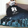 Kpop BTS Blankets Soft Flannel Throw Blanket Warm AntiPilling Bedding