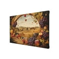 thumbnail image 2 of 8x12 inch Rustic Decor Fruits,Wheat & Wheat Fields Canvas Painting,Farmhouse Yard Fence Decor Accessories,Garden Yard,Bedroom,Bathroom Wall Decoration Oil Paintings On Canvas Wall Art Gift, 2 of 6
