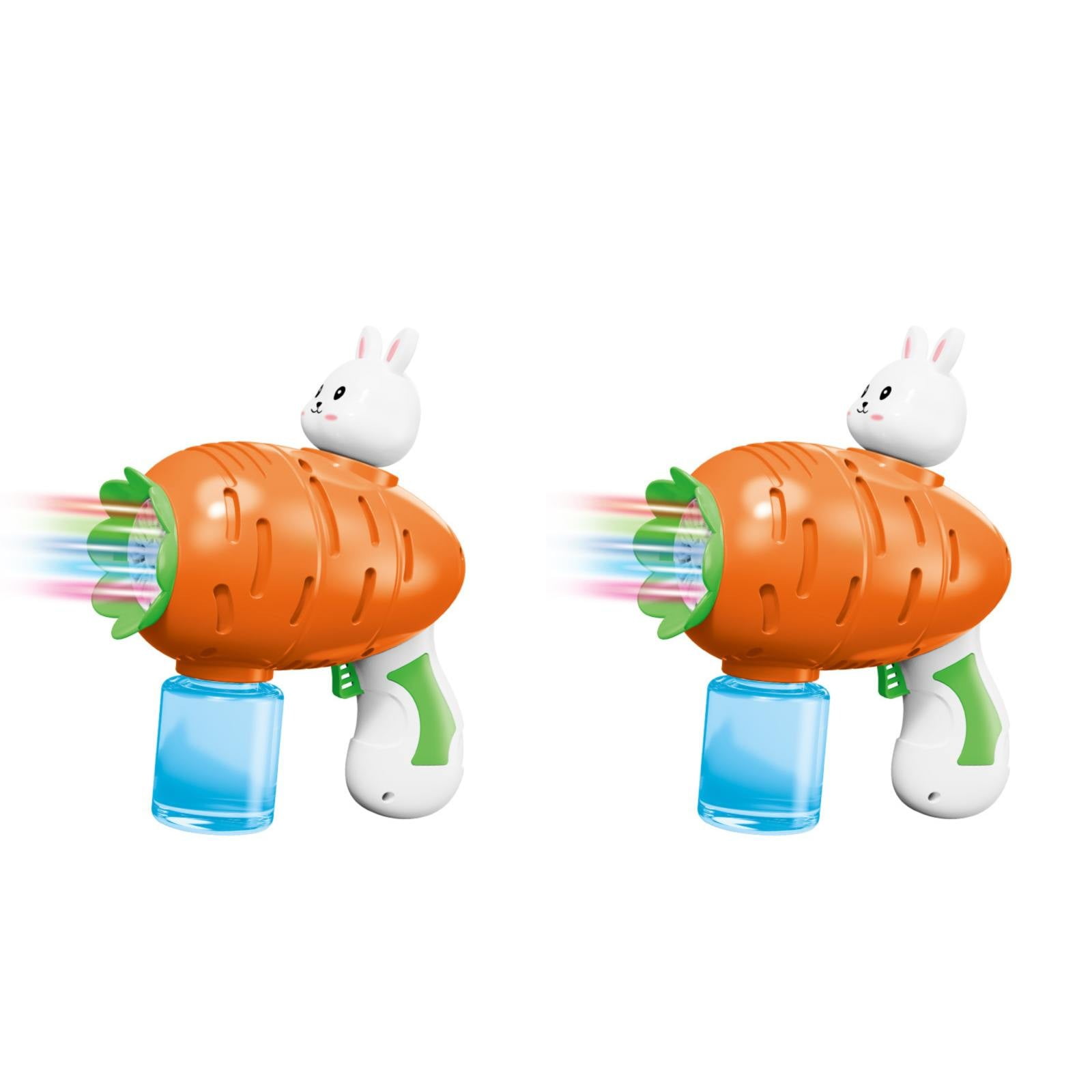 Pistolet à Bulles Lapin Carotte Pour Enfants - Machine à Bulles Automatique Pâques - Jouet Fête Anniversaire