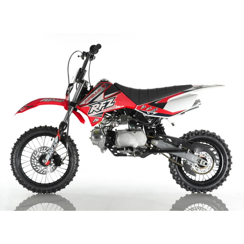 Red Apollo DBX4 RFZ 110cc RACING DIRT BIKE, 4 Stroke Air Cooled