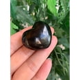 thumbnail image 2 of Shungite Gemstone Hearts, Polished Shungite Puffy Hearts, Shungite Palm Stone, Shungite Heart (1 Heart), 2 of 9