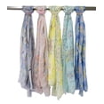 thumbnail image 7 of StylesILove Women Spring Summer Butterfly Floral Print Lightweight Cotton Scarf Wrap (Floral / Yellow), 7 of 7