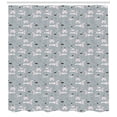 thumbnail image 3 of Ambesonne Dachshund Shower Curtain, Pet and Puppy, 69"Wx70"L, Multicolor, 3 of 3