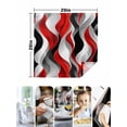 thumbnail image 5 of Cloth Napkins 1 Piece - 20x20 Inches, Red Black Grey Washable Reusable Table Napkins, Moire Modern Artwork Abstract Soft & Absortbent Dining Napkin for Party Wedding Hotel Restaurant, 5 of 8