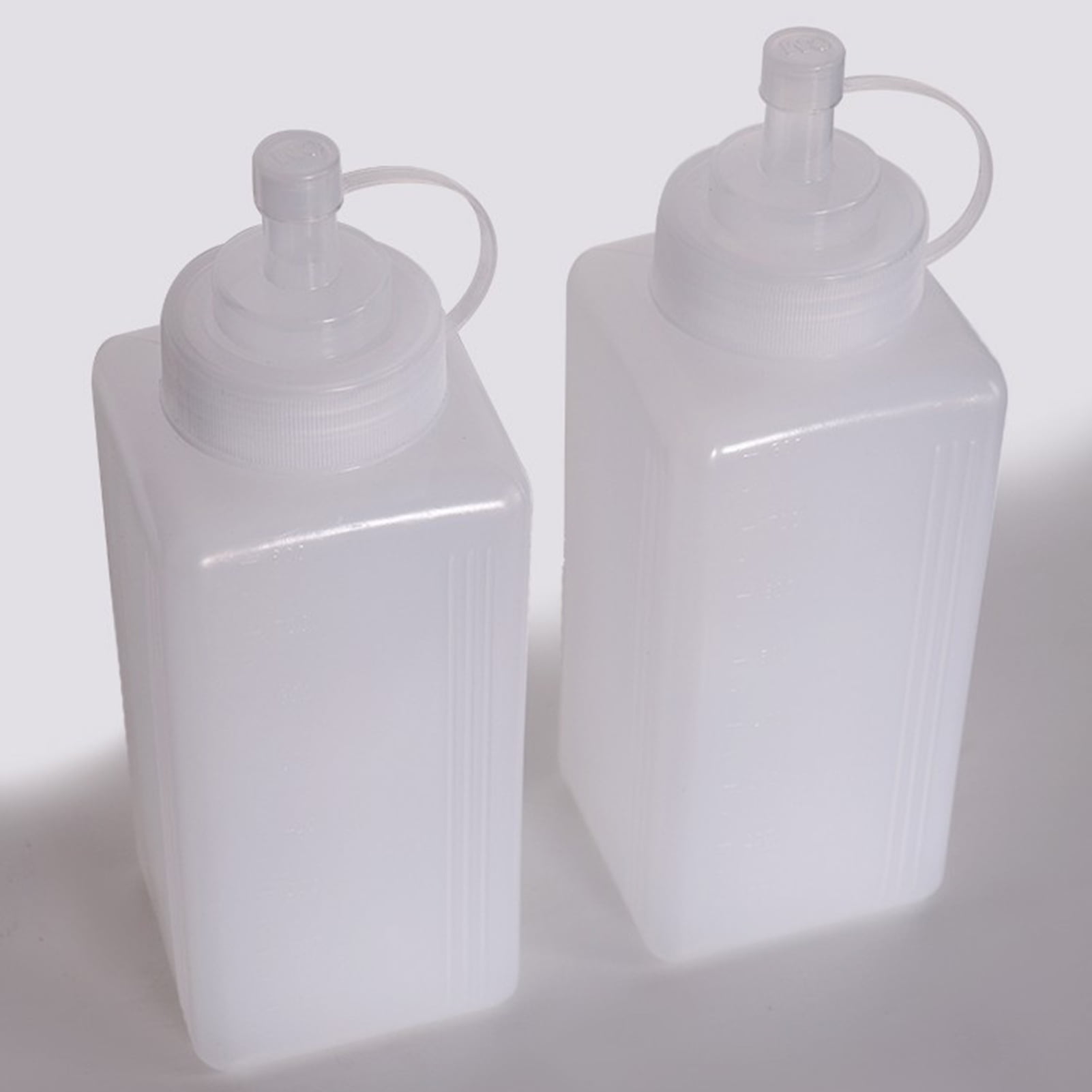 4pcs/set Plain Seasoning Squeeze Bottle, Simple PP Clear Squeeze