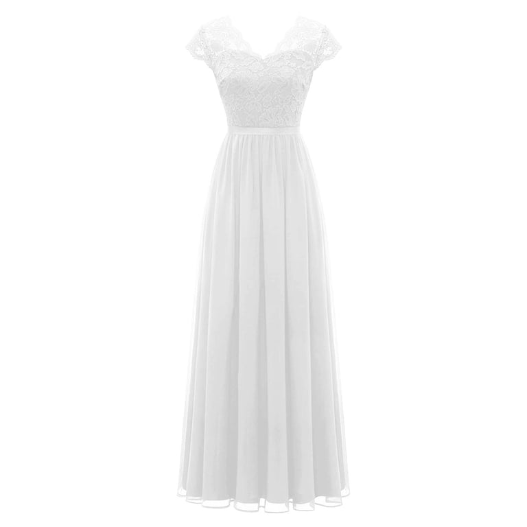wedding dresses mermaid style lace Zapakasa Women White Mermaid Long Sleeves Wedding Dress with Lace Scoop  Neck Sweep Train Satin Bridal Dress main image 0