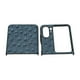 thumbnail image 5 of Funda de teléfono con estampado de avestruz, funda protectora de teléfono plegable antiarañazos, a prueba de polvo, para Oppo Find N2 Flip, color azul, 5 of 14