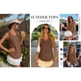 thumbnail image 6 of MOYIKO Tank Tops for Women Eyelet V Neck Trendy Sleeveless Tops Dressy Casual Flowy Summer Shirts Loose Fit, 6 of 7