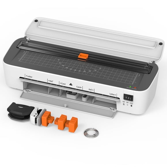 OidoZac Machine de Lamination, Technologie de Lamination 11 en 1 Jamais Jam avec 36 Feuilles de Lamination, Lamineuse Thermique de 9 Pouces Machine de Lamination A4 Chaud et Froid avec Taille-Papier pour Maison Bureau École
