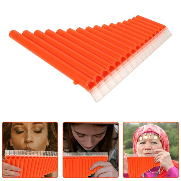 Niceauty 16 Pan Flute in Key of C with Music Book and Storage Bag for Beginner Players