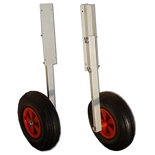 ALEKO Heavy Duty Aluminum Alloy Dinghy Launching Wheels for Inflatable Boats New 