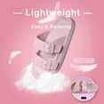 thumbnail image 5 of Slides Sandals Women Men Cloud Slippers Adjustable Buckles House Shower Shoes Cushion Soft Comfort, Pink, 5 of 7