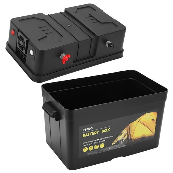 Trolling Motor Battery Power Center, Car Motor Battery Box 12V For Yachts For RVs