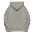 thumbnail image 5 of HAPIMO Women's Oversize Hoodies Casual Long Sleeve Pullover Tops Fall Classic Comfy Hoodie Solid Kangaroo Pocket Hooded Sweatshirts Gray S, 5 of 5