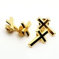 thumbnail image 6 of YIEMEEN 5pcs Stylish Metal Crucifix Brooch Badge Corsage Pins for Daily Wear and Event, 6 of 12