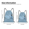 thumbnail image 2 of Zufioo Bluey Print Sports Cinch Sack Gym String Bags Machine Washable Heavy Duty String Backpack for Men Women-Medium, 2 of 6