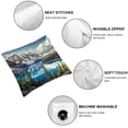 thumbnail image 4 of BANET Landscape Throw Pillow Covers, Mountain Nature Scenery Decorative Cushion Cases Arizona Desert Modern Decor Home Decorations for Couch Bed Patio Sofa Pillowcase 12x12in, 4 of 5