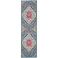 thumbnail image 3 of Nourison Passion Multicolor 2'2" x 10' Area Rug, Contemporary, French Country, Bed Room, Living Room, Dining Room, Kitchen, , Easy Cleaning, Non Shedding (10' Runner), 3 of 8