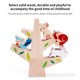 thumbnail image 3 of Juguete Educativo Para Niños Juego De Bloques De Animales De Dibujos Animados De Madera Juguete De Bloques De Construcción Árbol Natural Animales Equilibrio Creatividad Para El Hogar Niños Niños Yuarrent FN002664-00, 3 of 5
