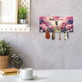 thumbnail image 3 of Hello Valentine’s Day Belgian Malinois Flower Crown Romantic Pink Floral Wood Key Holder Sheepdog Dog Lover Gifts Wall-mounted Key Rack Home Decor - 00031, 3 of 5