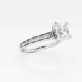 thumbnail image 2 of Ariana Jewel 1.7 Ct Asscher Cut Lab Created Diamond Engagement Ring - Milgrain Solitaire with Accents Ring - 14K White Gold Plated Ring - Perfect for Women’s Bridal Jewelry and Daily Wear Gifts, 2 of 2