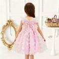 thumbnail image 5 of TBWNWG Sparkly Fairy Tutu Dress for Girls Star Sequins Bow Sleeveless Party Attire,Sizes 5-6 Years, 5 of 7