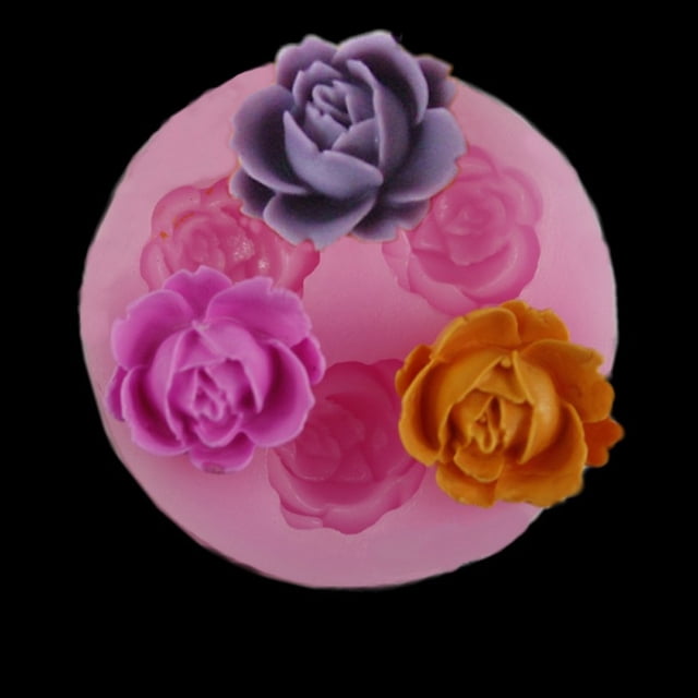 3D Silicone Chocolate Cake Fondant Mould Baking craft Decorating Sphere for Chocolate Small Silicone Baking Sheet round Melt Chocolate Pot Baking compatible with Machine Set Sponge Cake Pan for Yule