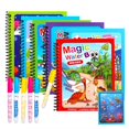 thumbnail image 3 of Libro mágico de dibujo al agua para niños, juguete de educación temprana con bolígrafo, regalo Montessori, libro de colorear reutilizable, 3 of 4