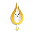 thumbnail image 6 of GENEMA Modern Water Dropping Design Wall Clock Creative Acyrlic Pendulum Clock for Home Bedroom Living Room Office Decoration Mute Time Clocks, 6 of 11