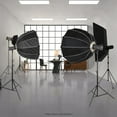 thumbnail image 4 of Foldable Light Diffuser, 35.4in Quick Release Parabolic Softbox with Bowen Mount for Photography Studio Photography Portrait Live Stream, 4 of 7