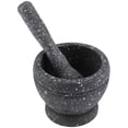thumbnail image 3 of High-Quality Plastic Garlic Herb Mortar & Pestle Set, Small Kitchen Spice Crushing Tool (Gray), 3 of 8