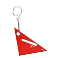 thumbnail image 4 of koolsoo Carpenter Square Layout Measuring Tool Clear Scale Triangle Ruler Red, 4 of 9