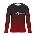 thumbnail image 5 of Blusas y camisas de manga larga con cuello redondo, moda casual para hombre, camisetas deportivas estampadas, blusas de manga larga con cuello redondo, camisas, blusas para hombre, blusa de poliéster, 5 of 5