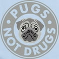 thumbnail image 2 of CafePress - Pugs Not Drugs Infant Bodysuit - Baby Light Bodysuit, Size Newborn - 24 Months, 2 of 4