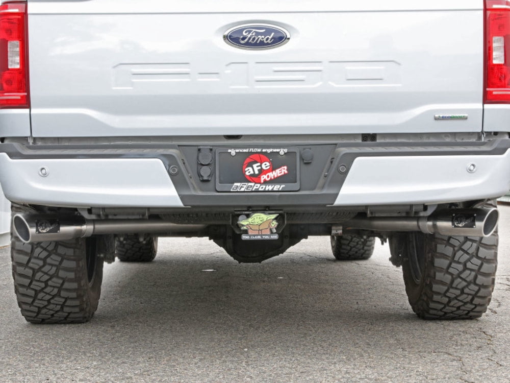 aFe 49-33126-P; Vulcan Series 3 IN 304 Stainless Steel Cat-Back Exhaust System w/Polished Tip Ford F-150 2021 V6-2.7L/3.5L (tt)/V8-5.0L
