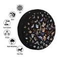 thumbnail image 5 of Bingfone Butterfly1 Spare Tire Cover Weatherproof Universal Wheel Protectors For Rv Camper Travel Trailer Suv Truck 14 Inch, 5 of 9